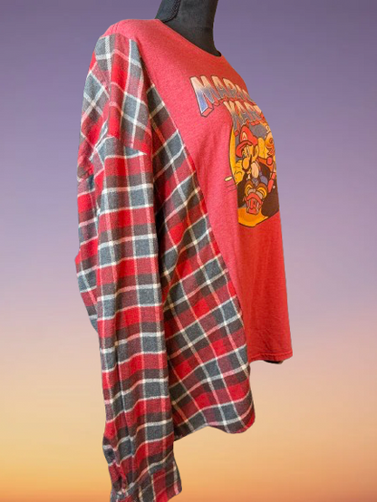 Mario Kart - Split Flannel Tee