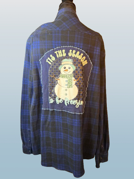 Season to be Freezin' - Backpatch Flannel