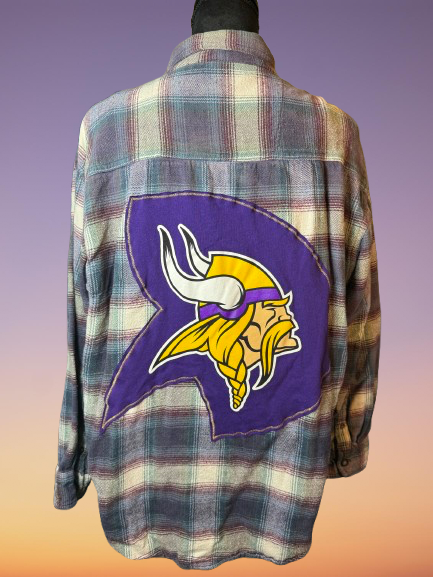 Vikings - Backpatch Flannel