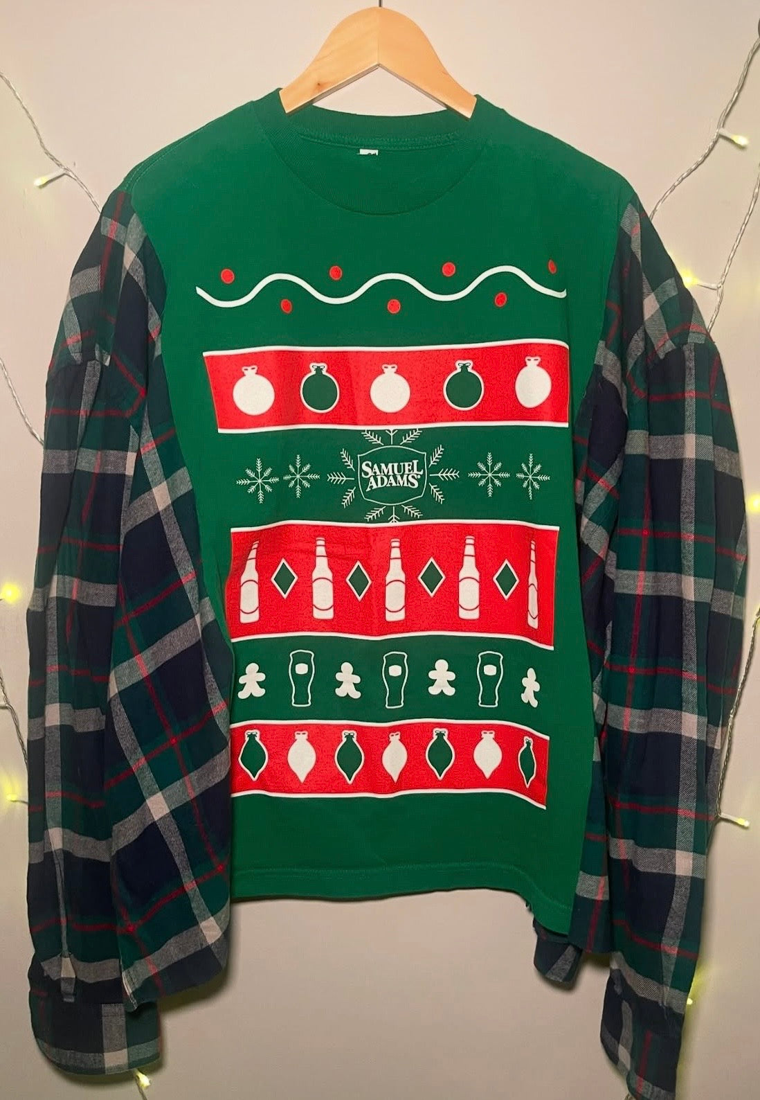 Custom Split Flannel Tee