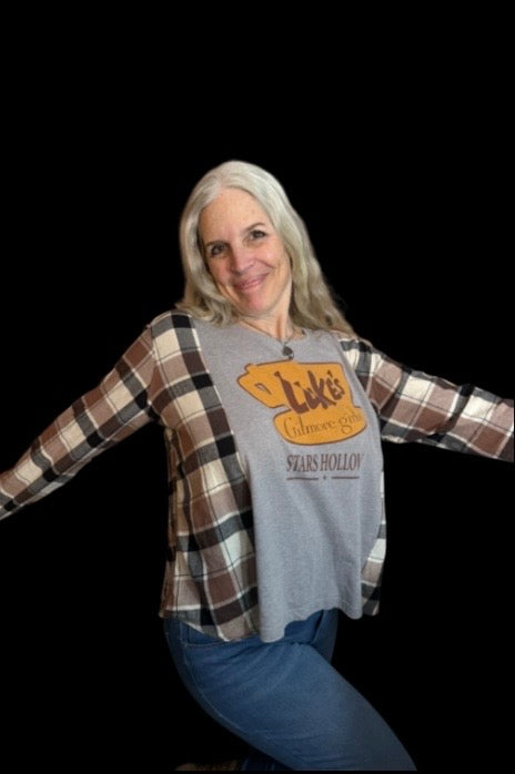 Custom Split Flannel Tee