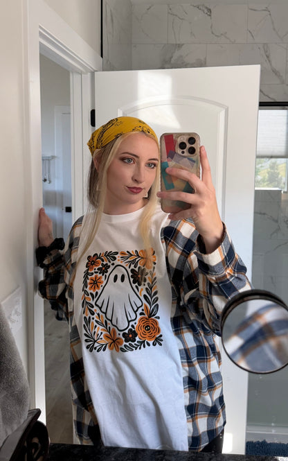 Custom Split Flannel Tee