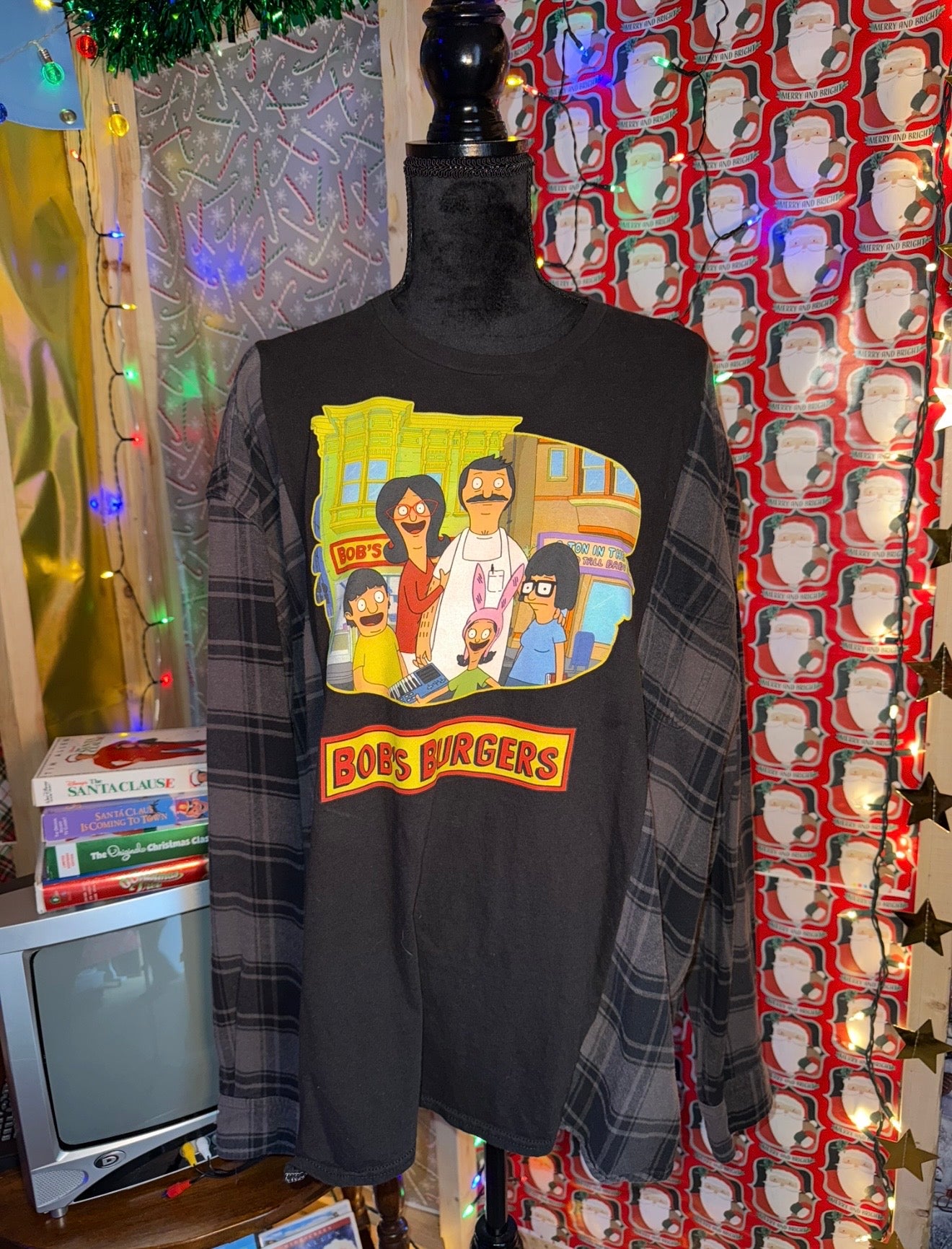 Custom Split Flannel Tee